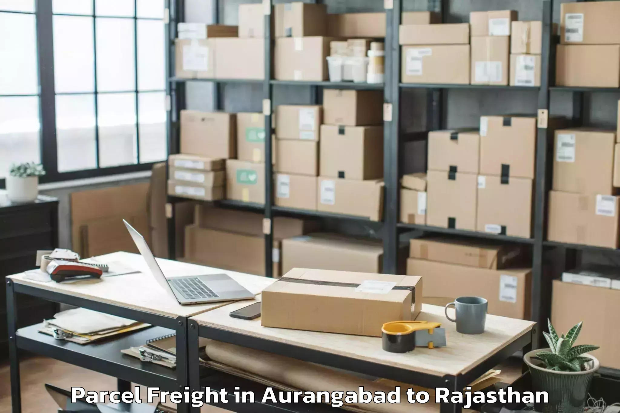 Efficient Aurangabad to Chhoti Sadri Parcel Freight